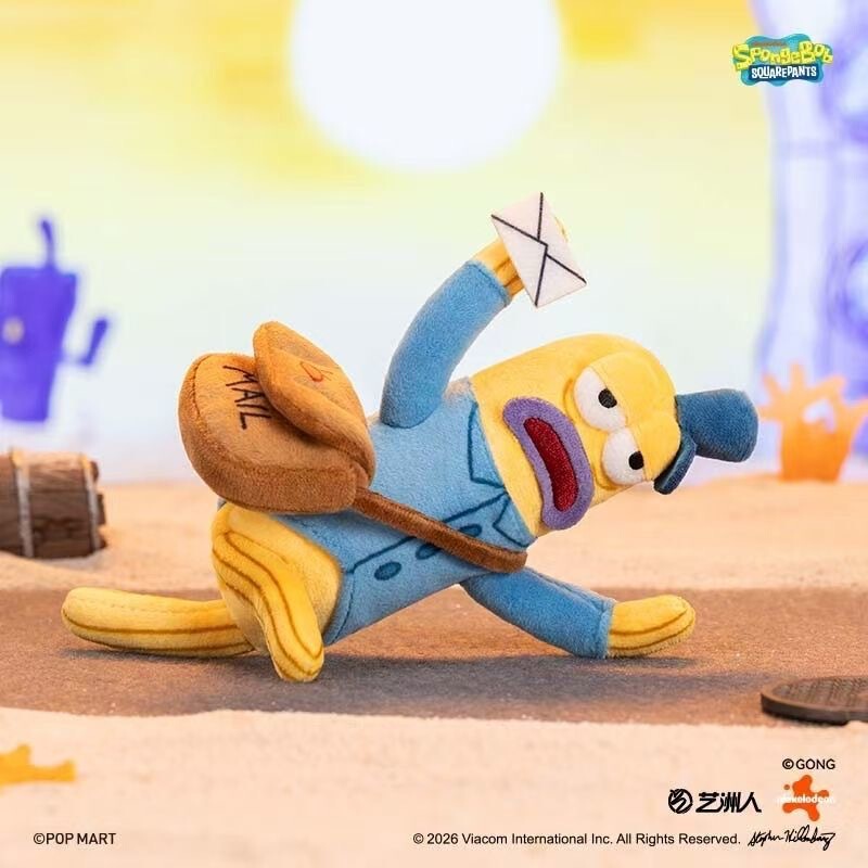 Second-Generation Bikini Bottom Residents: Ugly Fish, Working Fish, Slouchy Fish, Street-Style Male Craftsman Outfit, Doll Clothes, Accessories