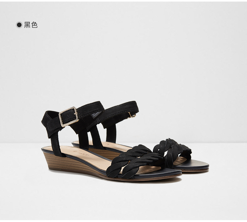 限尺码 Clarks 其乐 MENA Blossom 女式坡跟罗马凉鞋 ￥289起 中亚Prime会员免运费直邮到手约￥94