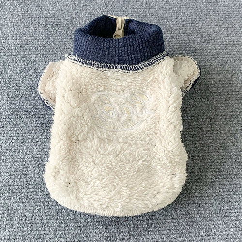 Собачья одежда Pet Puppy Puppy осень и зима утолщенная хлопчатобумажная одежда плюшевая Померанская биби Bibi Bebi Медведь VIP Торт теплый толстовка