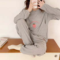 Yuezi clothing cotton spring and autumn postpartum maternal pit feeding breastfeeding clothing spring and summer thin pregnant womens pajamas