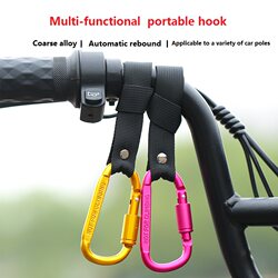 Hook electric vehicle multifunctional automatic deduction takeaway dining artifact motorcycle helmet baby car universal hook