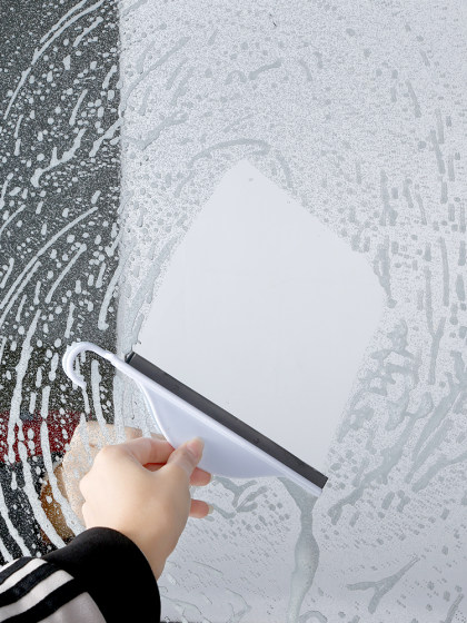 迷你小刮水器洗手台玻璃卫生间日本台面清洁刷板镜子除雾神器可挂