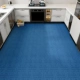 Carba Velvet Kitchen Pad Back Pattern Blue