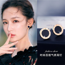 Fatal Gaze advanced sensational earrings French style net red summer earnestness minimalist fashion small foreign air temperament earnestles