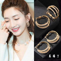 Fatal Gaze Earrings New Tide Fashion Temperament Pure Silver Small Earrings Earrings Pendant Womens Ear Ornaments Earrings