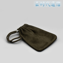 Bluetooth headset mobile phone earplug high-grade flannel storage bag bundle pocket small cloth bag velvet bag packaging bag