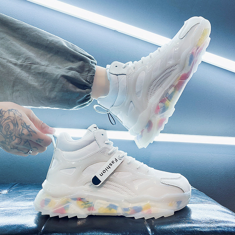 High Cylinder Men's Shoes Summer 2022 New Trends 100 Hitch Sports Casual Board Shoes Thick Bottom Heightening Old Daddy Tide Shoes