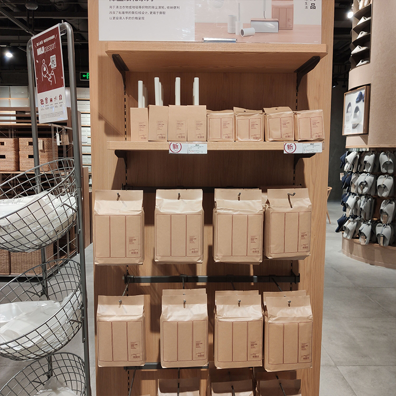 MUJI无印良品地毯除尘滚轮用替换纸斜撕式清洁器:宠物毛发清理解决方案解析