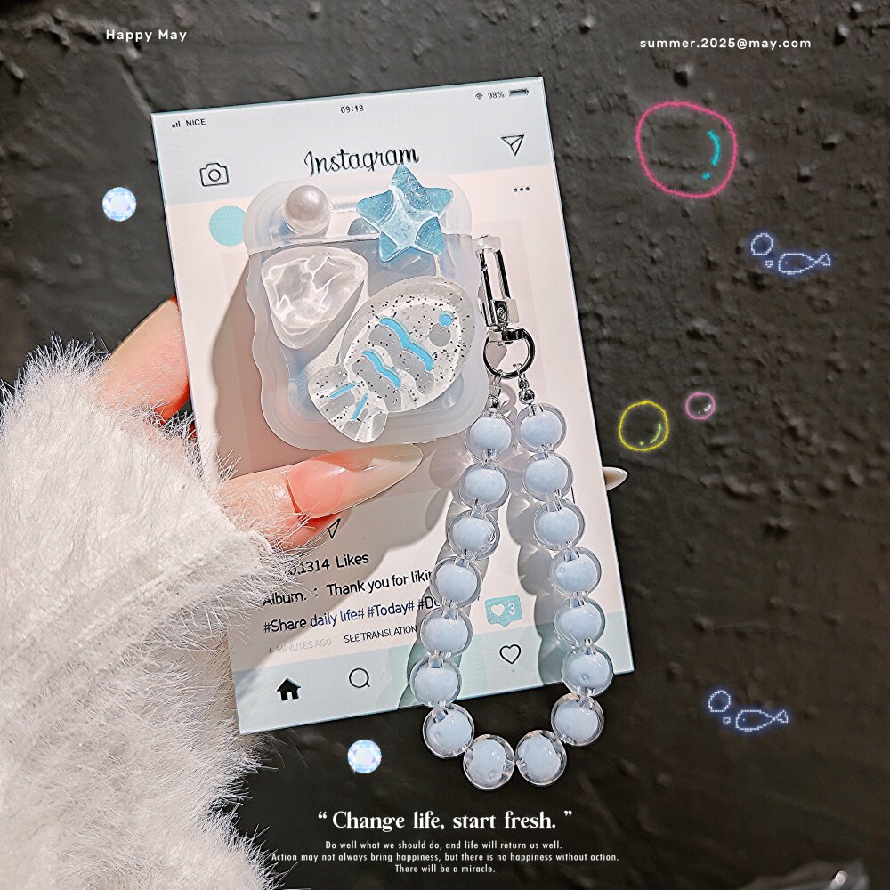 Наушники Su Yu 001 Прозрачная рыбка