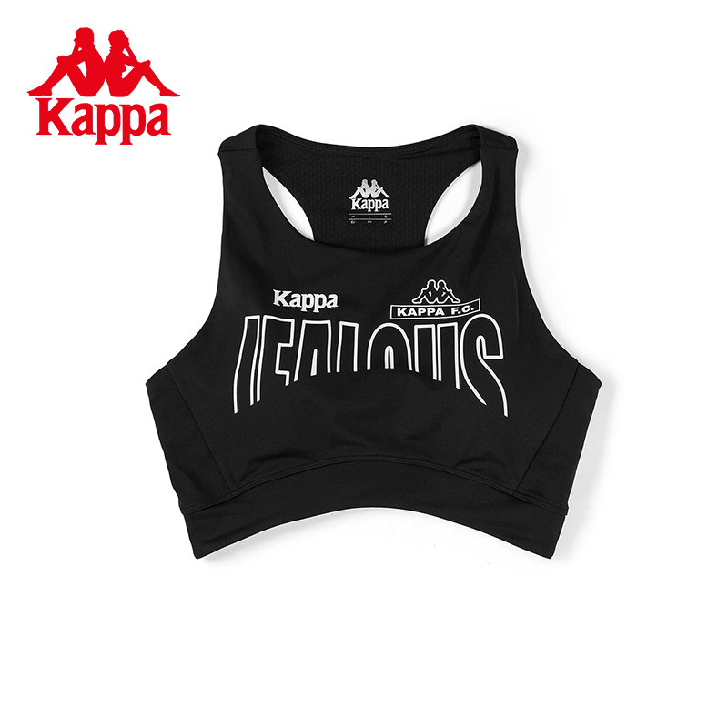 Kappa Kappa Sports Bra New Women's Bubble Wrap Running Yoga Training Bra Printed Braksb2Tb99