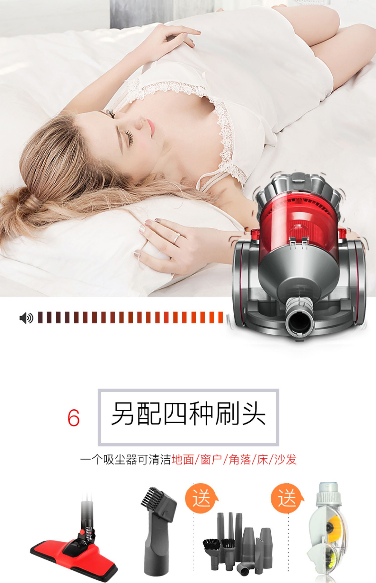 robot hút bụi lau nhà ecovacs t8 aivi Máy hút bụi nhà bà Han cực kỳ yên tĩnh nhỏ nhỏ cầm ngang mạnh mẽ cầm thảm công suất cao - Máy hút bụi máy hút bụi công suất lớn