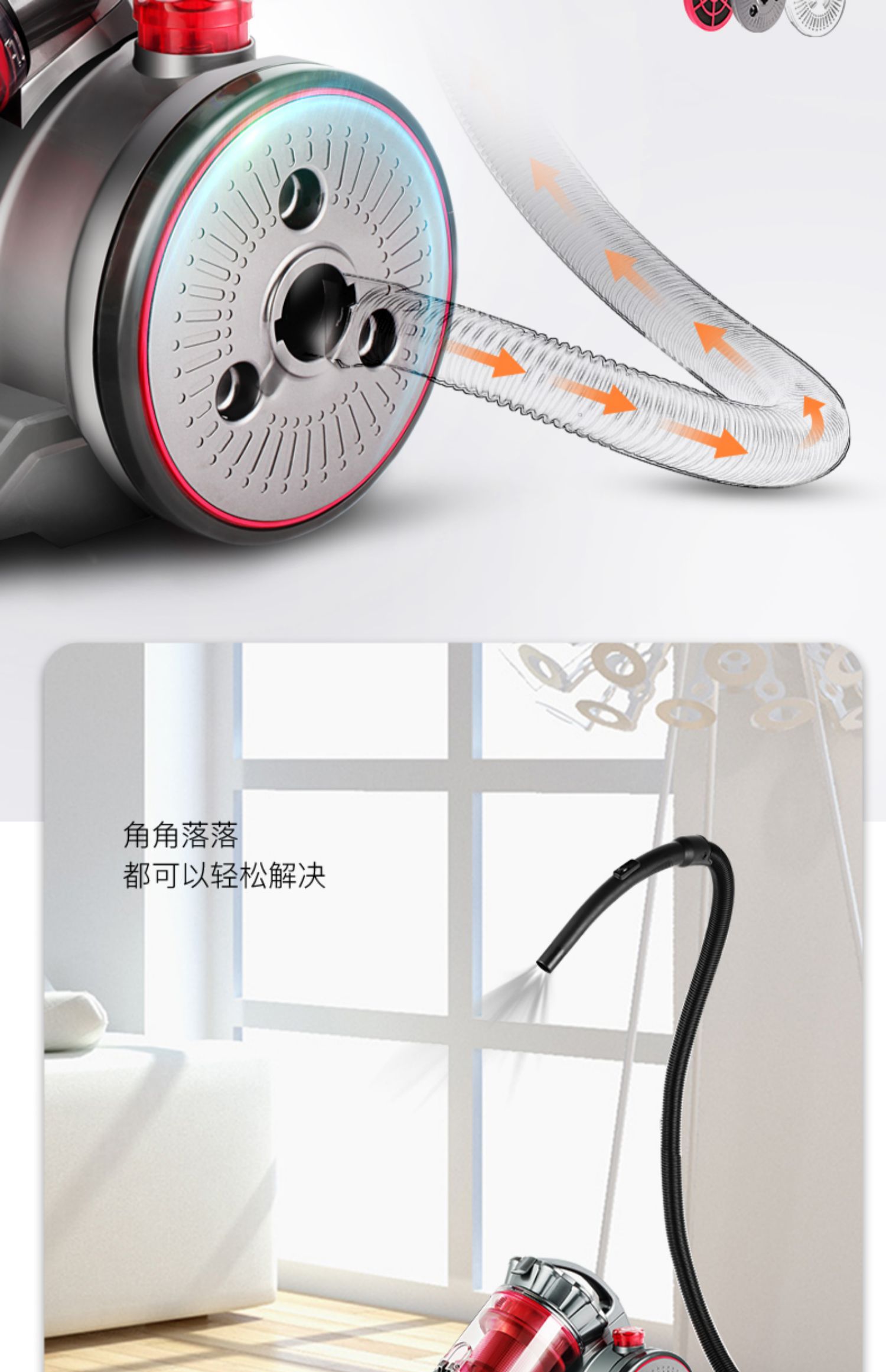 robot hút bụi lau nhà ecovacs t8 aivi Máy hút bụi nhà bà Han cực kỳ yên tĩnh nhỏ nhỏ cầm ngang mạnh mẽ cầm thảm công suất cao - Máy hút bụi máy hút bụi công suất lớn