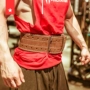 Laura Star Fitness Belt Power Nâng sâu Hard Hard Kéo Nam Thể thao Nâng eo Thể hình Thể hình Da Huấn luyện Đồ bảo hộ - Dụng cụ thể thao băng quấn đầu gối thể thao