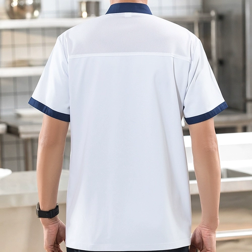 Дышащая летняя одежда для работы, короткий рукав, делается под заказ, с печатью вашего логотипа