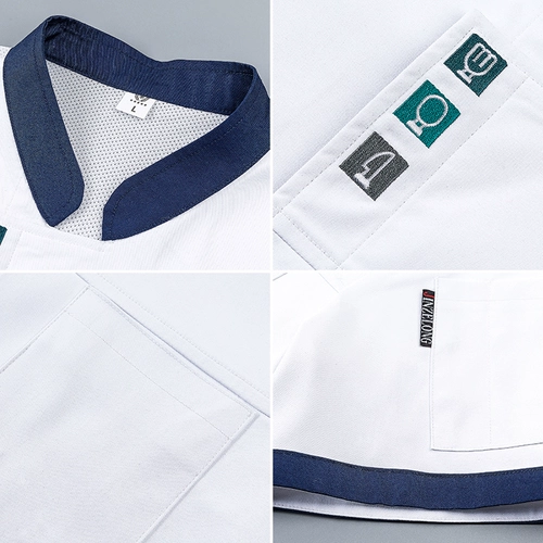 Дышащая летняя одежда для работы, короткий рукав, делается под заказ, с печатью вашего логотипа