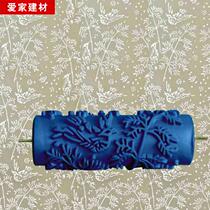 New 5-inch printing roller wall painting tool liquid wallpaper construction liquid wallpaper wall art paint brushing mold