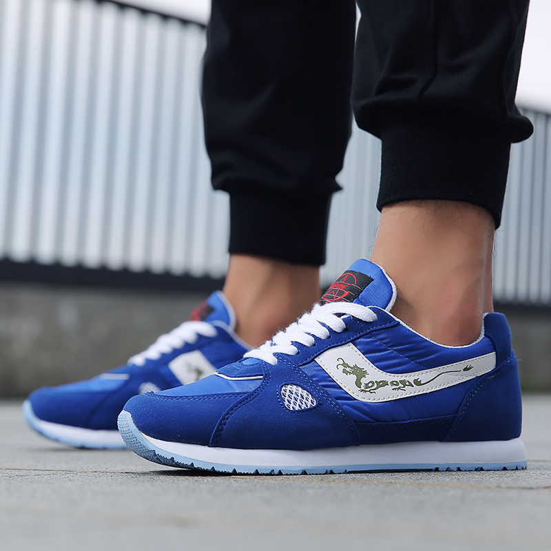 Dabowen marathon running shoes men and women couples summer breathable jogging shoes dragon brand casual sports shoes DM9223