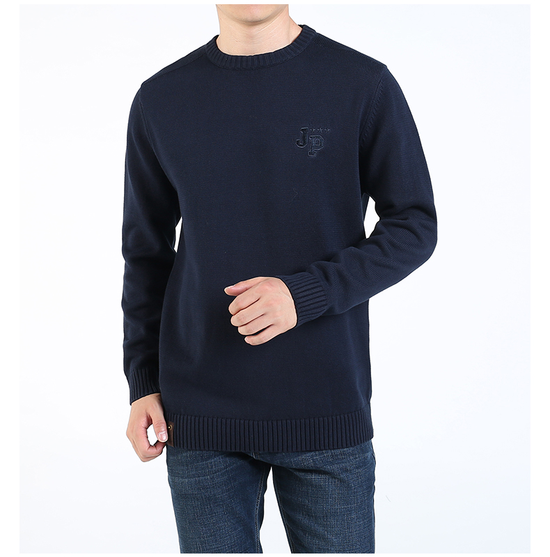 Battlefield Jixi mùa thu và mùa đông áo len nam áo khoác rộng kích thước áo len nam đầu áo len cổ tròn áo len nam shop thời trang nam