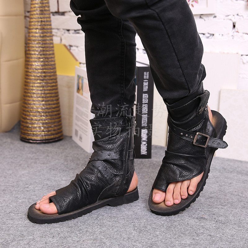 high top sandals mens