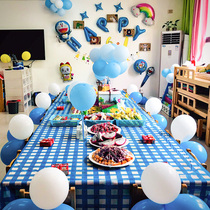 Disposable tablecloth Rectangular childrens birthday party 60X120 kindergarten graduation ceremony party decoration tablecloth