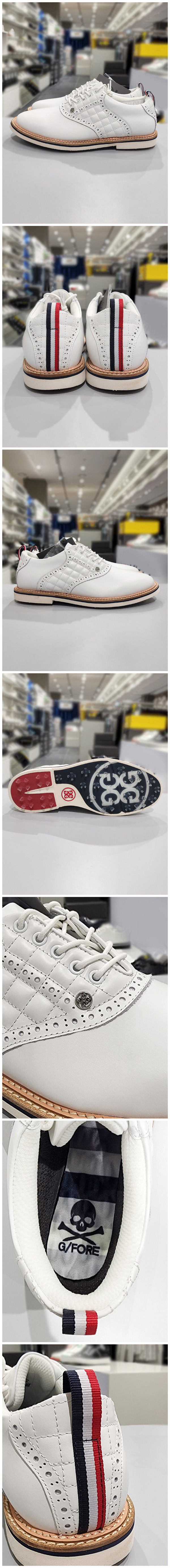 Скидка покупка товаров G/Fore без шипов гольф кроссовки мужской водонепроницаемый сверхлегкий классическая седло дизайн 23.01 