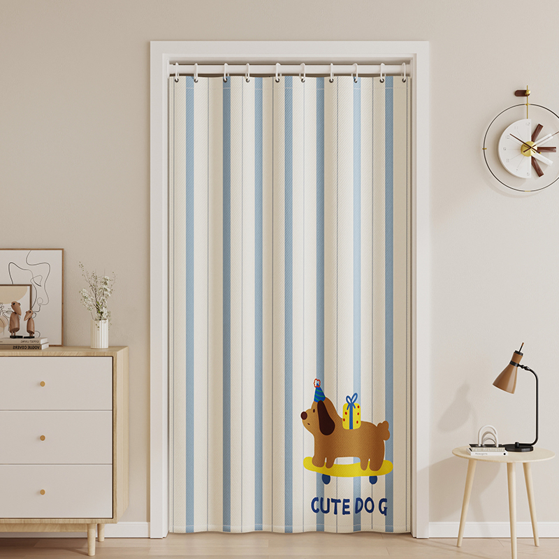 Home Door Curtain, No-Drill Partition Curtain for Bedroom and Living Room, 2024 New Model, Kitchen, Bathroom, Entrance, Air Conditioner Wind-Blocking Cloth