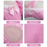 Детская розовая обувь, балетки, танцующие туфли, мягкая подошва