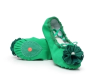 08 танцевальная обувь-зеленая