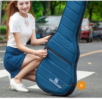 41 inch waterproof shockproof student double shoulder wooden guitar backpack for men and women classical guitar bag thick piano bag