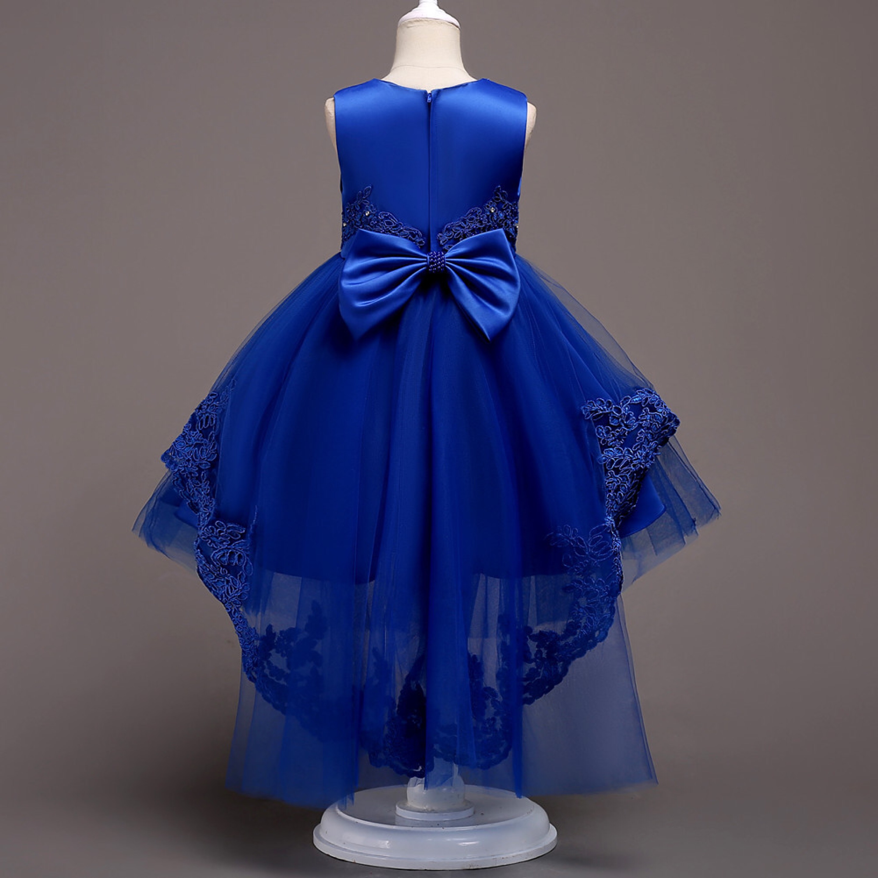 Trẻ em ăn mặc công chúa váy cô gái pettiskirt hoa cô gái cộng với phân bón để tăng đám cưới trailing nhỏ bên máy chủ phù dâu ăn mặc đầm cho bé gái