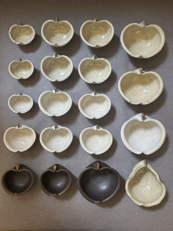 (Continuously Updated) Domestic Stock/Japanese Kogawa Hiroshi Pottery Workshop Apple/Pear Ceramic Bowl (Continuously Updated) Domestic Stock/Japanese Kogawa Hiroshi Pottery Workshop Apple/Pear Ceramic Bowl