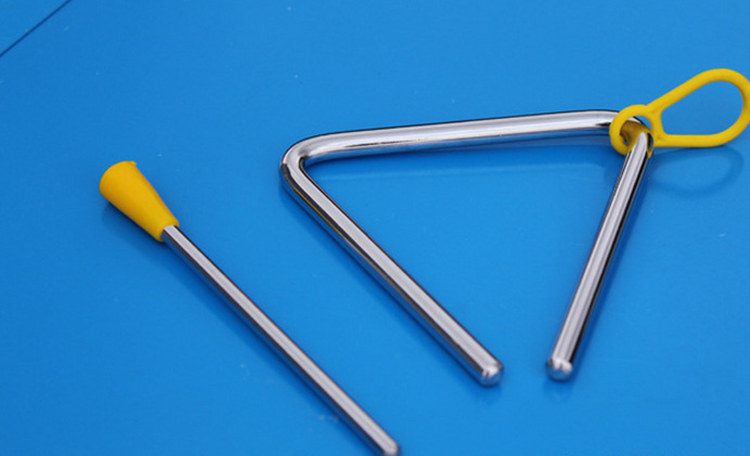 Tam giác sắt Orff dạy học cho trẻ em bộ gõ cha mẹ-trẻ giáo dục sớm âm nhạc đồ chơi giáo dục 5-7-10 inch dàn trống cho bé