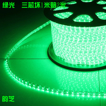 LED green light with 5050 patch counter light bar neon living room Line light background wall dark trough green light strip