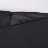 Рабочая летняя юбка, классический костюм, черная мини-юбка, с акцентом на бедрах