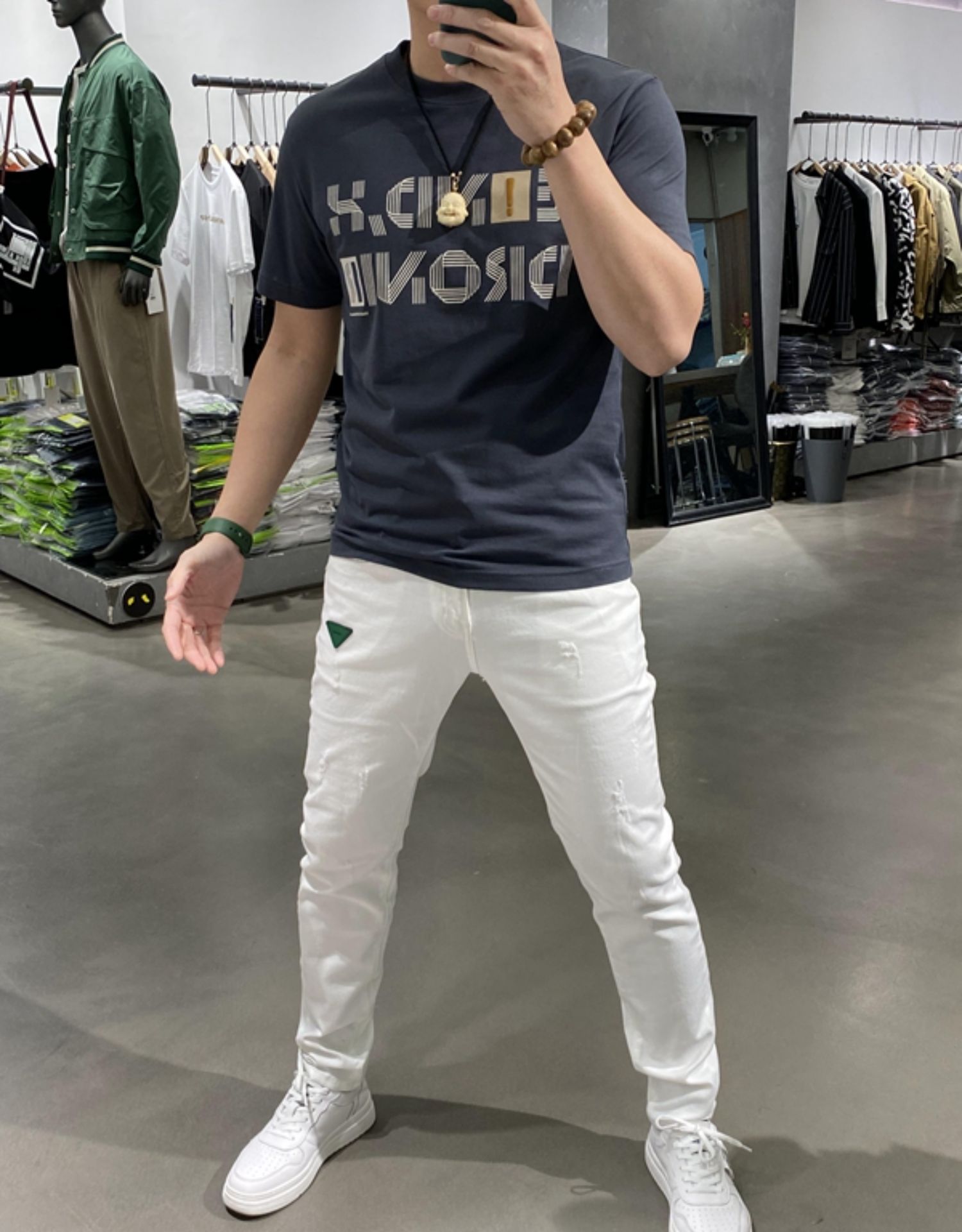 T-shirt corta per bambino in puro cotone con stampa lettera sul petto, vestibilità slim, top rosso a rete girocollo mezza manica, trendy_voghion.com