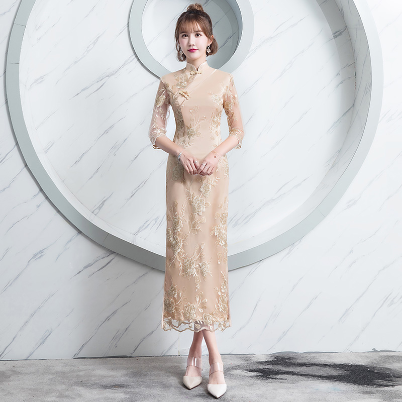  XL+Champagne gold long skirt   + $1.57 