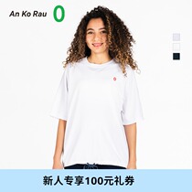 An Ko Rau Tencel copper ammonia Roman cloth short sleeve T-shirt A0201TS11