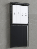 Type 86 lower clamshell type protection cover concealed universal bathroom panel socket waterproof case free of stiletproof and splash-proof box