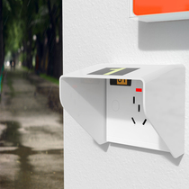 Type 86 outdoor charging pile socket waterproof case hypotenuse arched waterproof anti-rain cover electric car charging splash-proof box