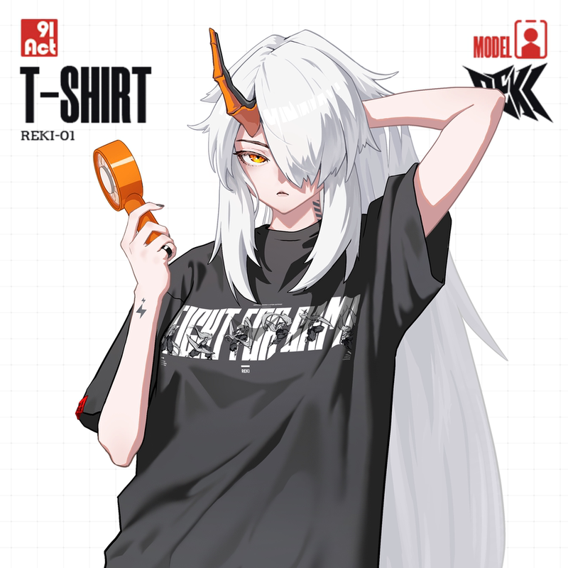 【91Act】Theme Series T-Shirt Reki-01 【91Act】Theme Series T-Shirt Reki-01