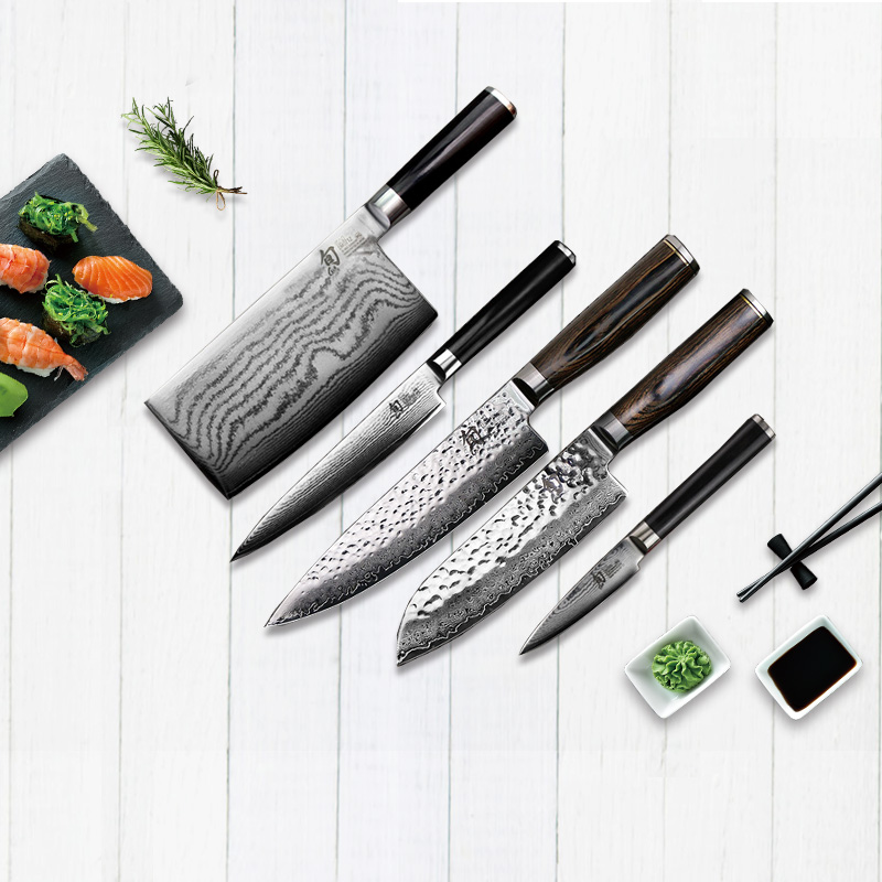 Xunsande knife chef kitchen knife set KAI Beiyin Japan imported Xun knife fruit knife multi-functional kitchen knife set