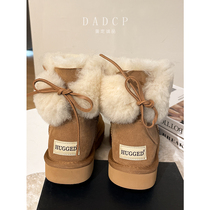 (Egg Ding Chengxin) snow boots Womens 2021 Autumn New Н UGG Е D fur one new warm cotton shoes