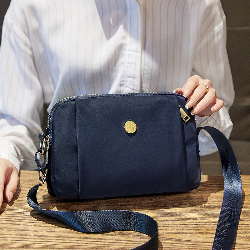 Rice Print Casual Bag women 2022 new Korean version Fashion Oblique Satchel small square bag Jane about 100 hitch oxford cloth single shoulder bag