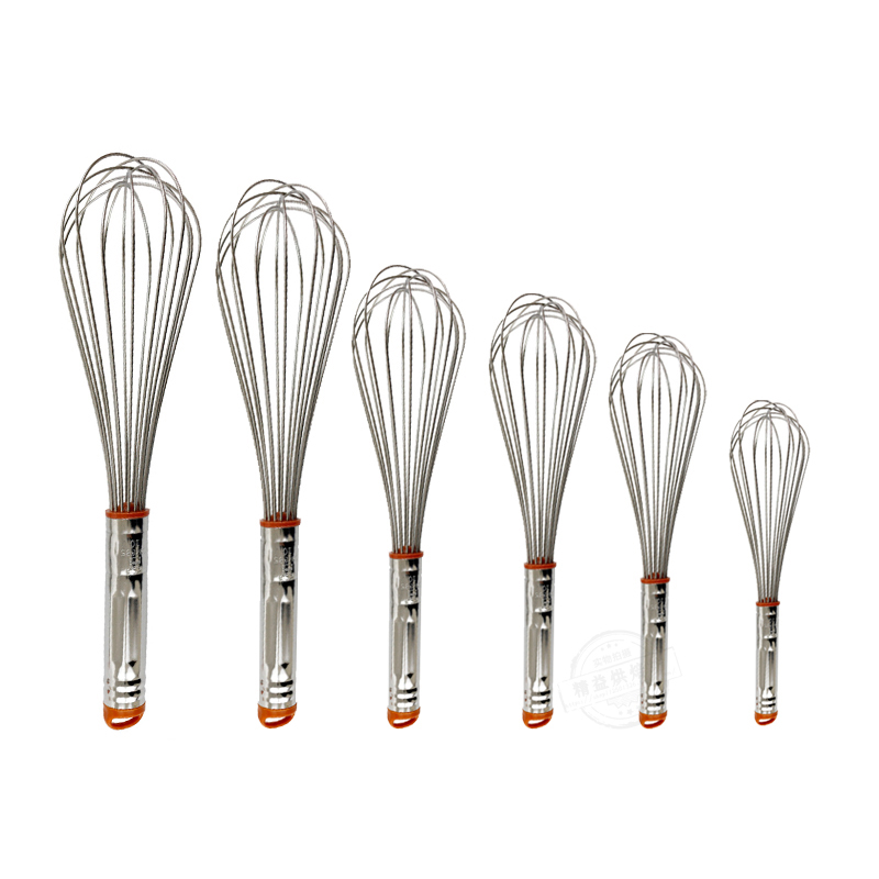 Three-energy stainless steel SN4883 8 inch 10 inch Home Manual eggbeater Stirrers Egg Cream Egg Cream Milk Frosting