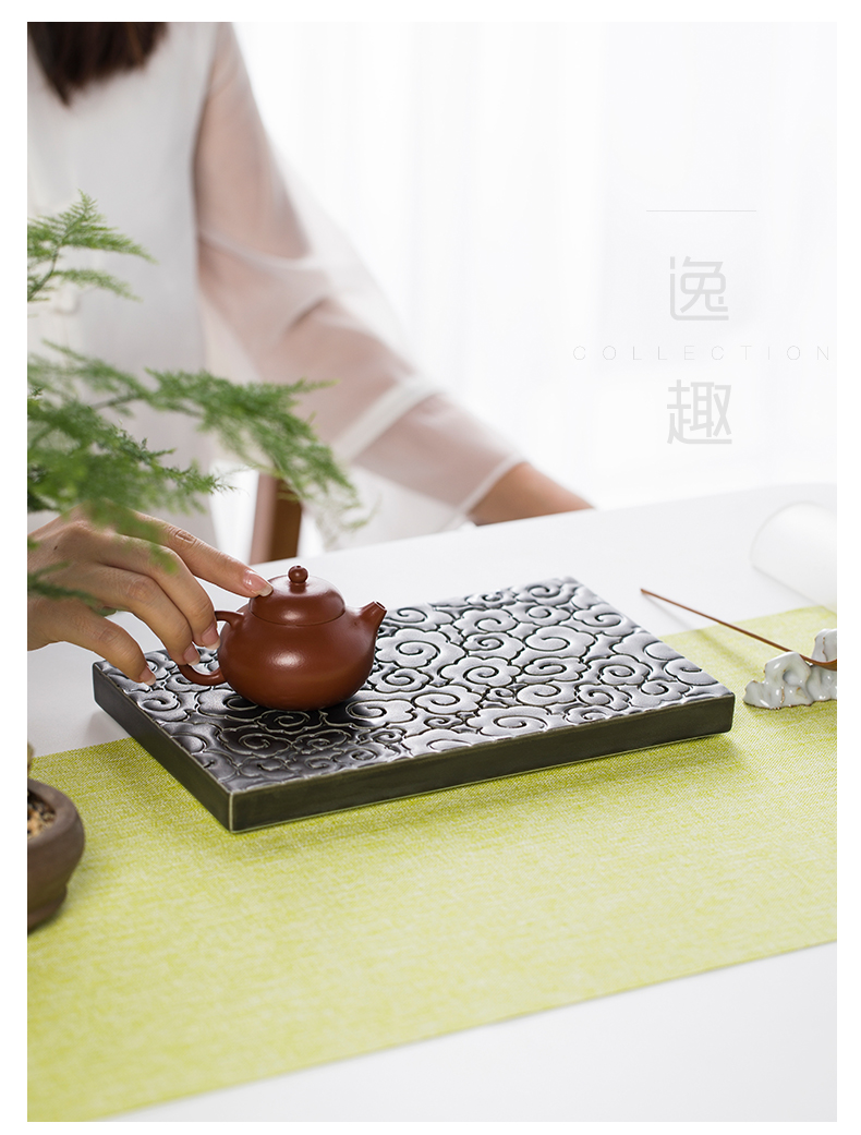 Xiangyun household small tea sets tea tray and storage type dry small saucer dish for contracted tea sea ceramic tea set