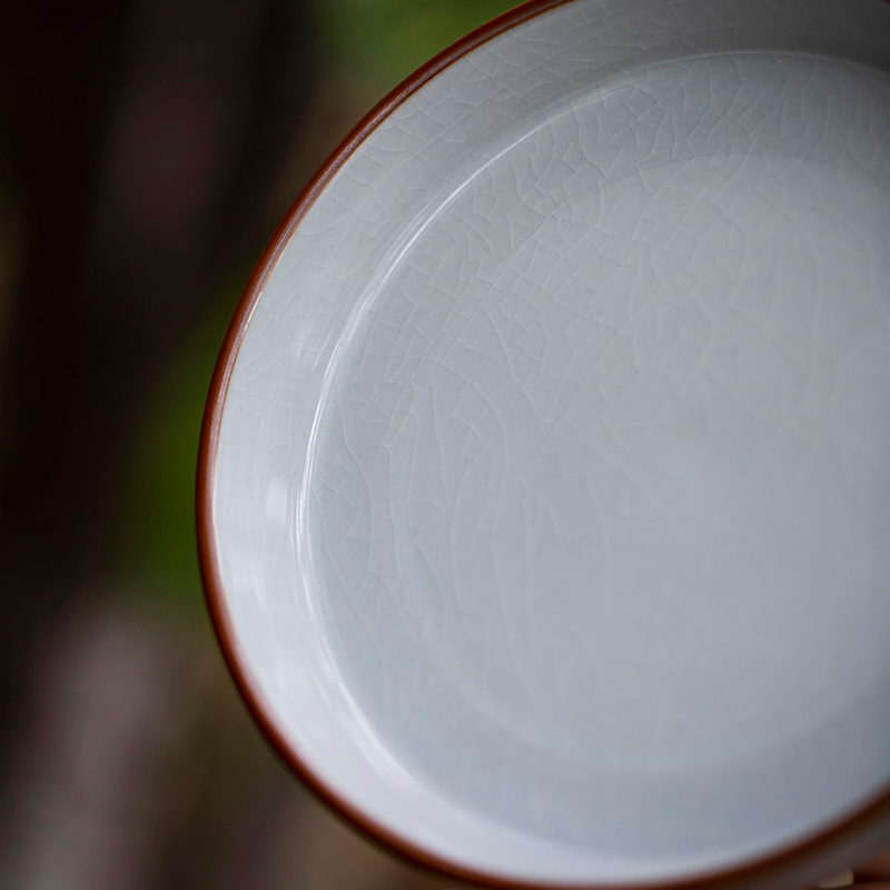 Mountain open the slice your up with glaze color may be a pot of dry socket kunfu tea mercifully jingdezhen ceramic saucer dish