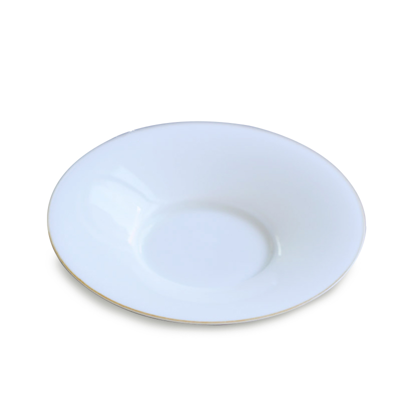 Mountain sound sweet pure manual craft white porcelain cup mat tea saucer tea saucer jingdezhen ceramic kung fu tea set