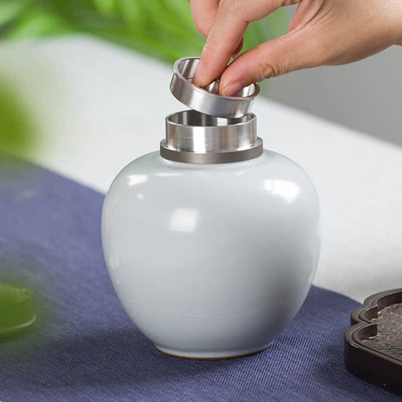 Double cover seal receives your up ceramic tin cover caddy fixings POTS and POTS sealed as cans of tea packaging