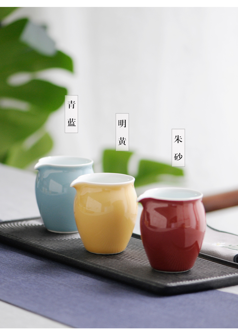 Mountain sound fair high temperature color glaze cup and a cup of tea ware jingdezhen ceramic kung fu tea tea accessories