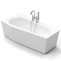 Household small-sized bathroom Bath special-shaped acrylic independent integrated bathtub 1 5m1 7 meters